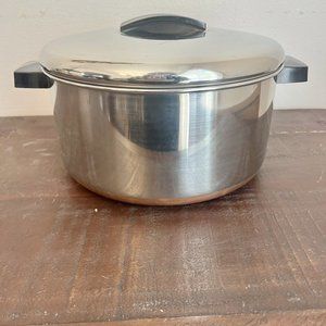 Ekcoware Stock Rice Soup Pot with Lid Copper Bottom USA